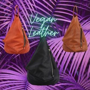 Vegan Leather Backpack